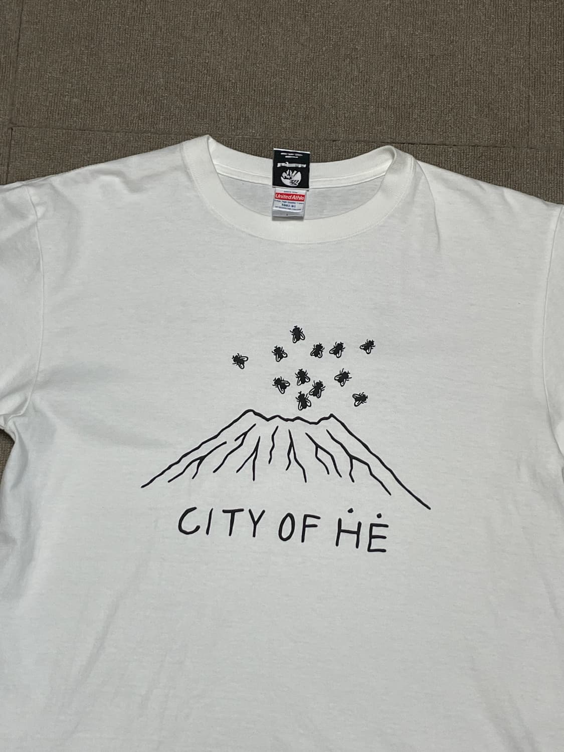 Vintage City of he 그래픽 반팔티셔츠  J02450 상품이미지3