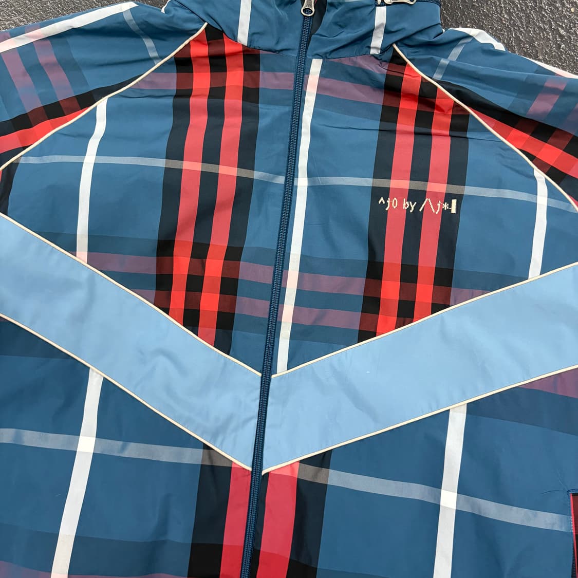 (105)아조바이아조 체크바람막이 상품이미지3