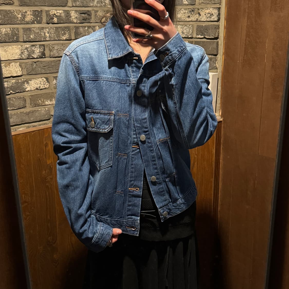 M) 코엔(COEN) USA 코튼 2nd 타입 데님 자켓 상품이미지8