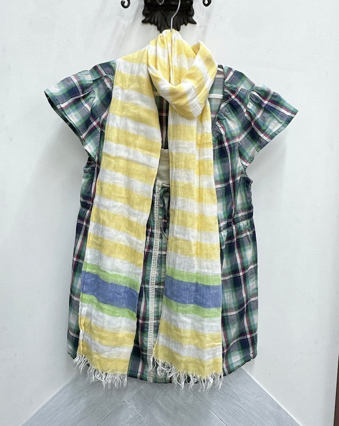 🫧하구미의  외출복 코디세트🫧 머플러 대장템 블라우스 모리걸 그런지  상품이미지3