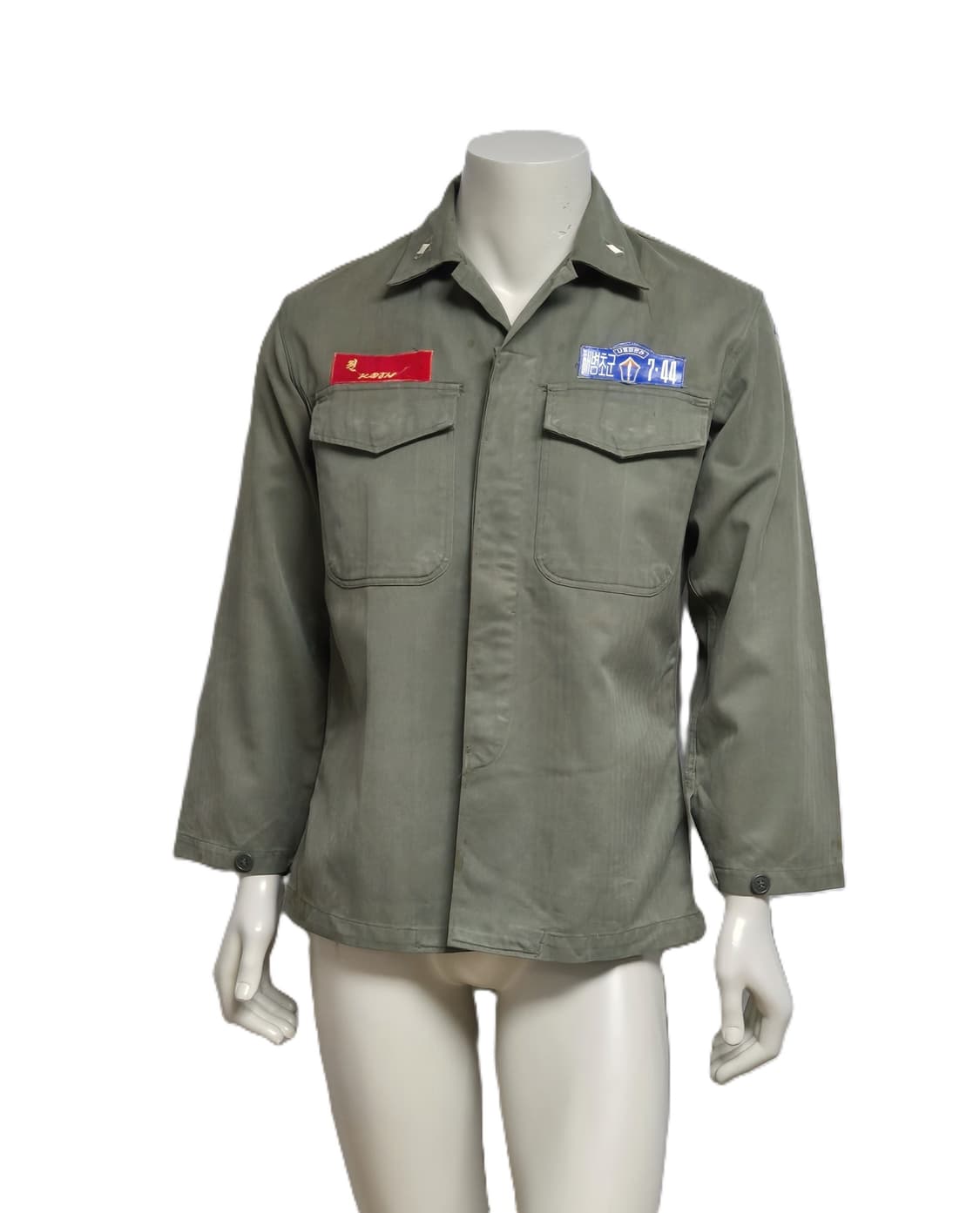 해병대 구형 육군보병학교 70년대 초군반 소위 민무늬 전투복 (M) 상품이미지1