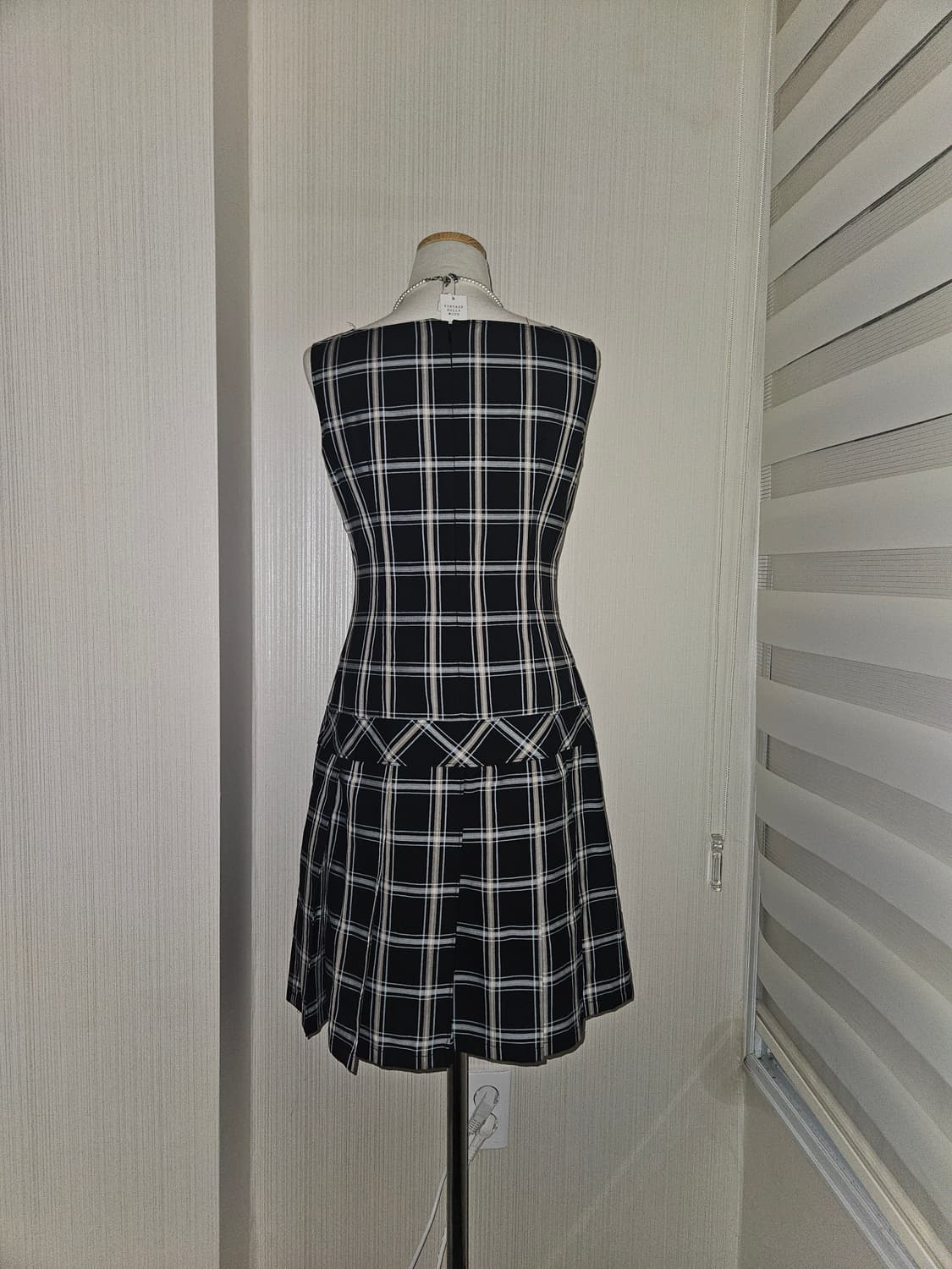 comme ca ism 히메 프레피 체크패턴 원피스 상품이미지3