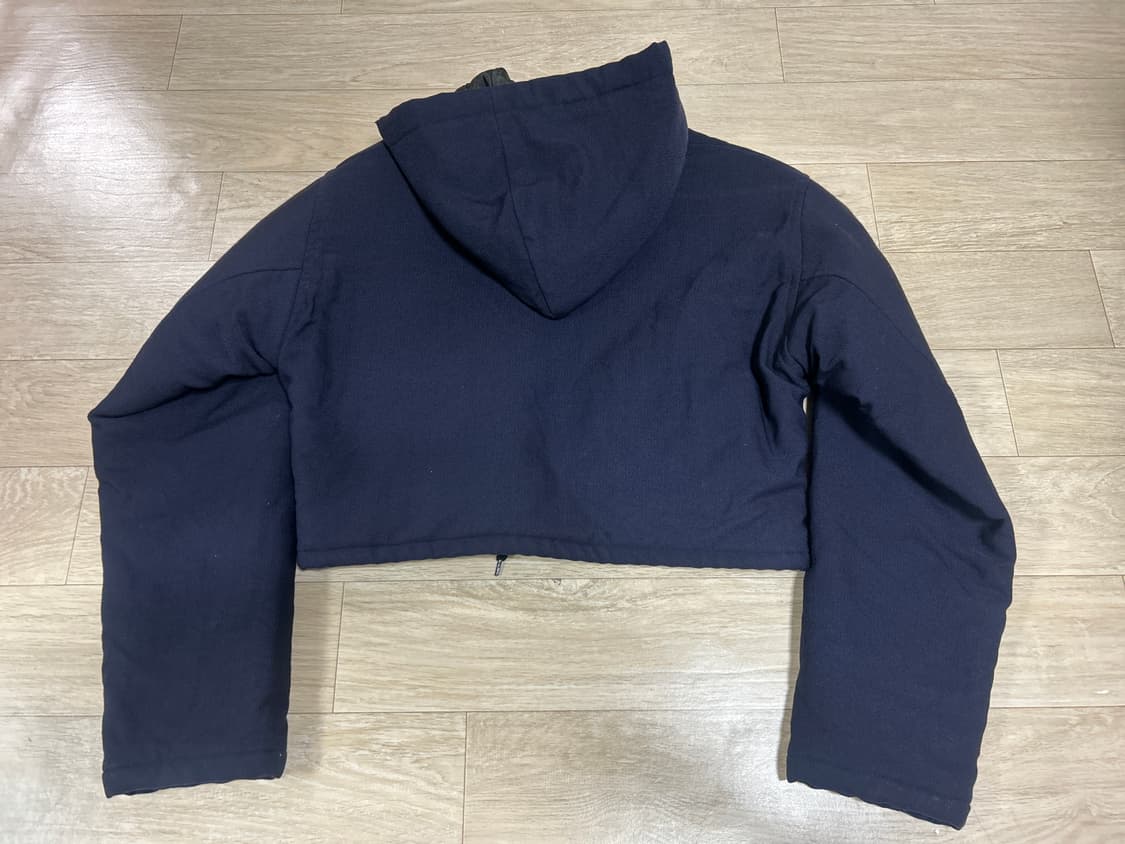 gomme 고무 누빔 크롭 후드 자켓 상품이미지3