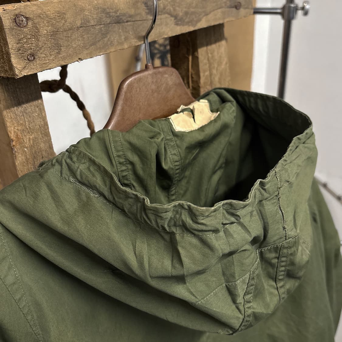 50s 오리지널 U.S. ARMY M-51 파카 양털안감 라이너 N435 상품이미지5