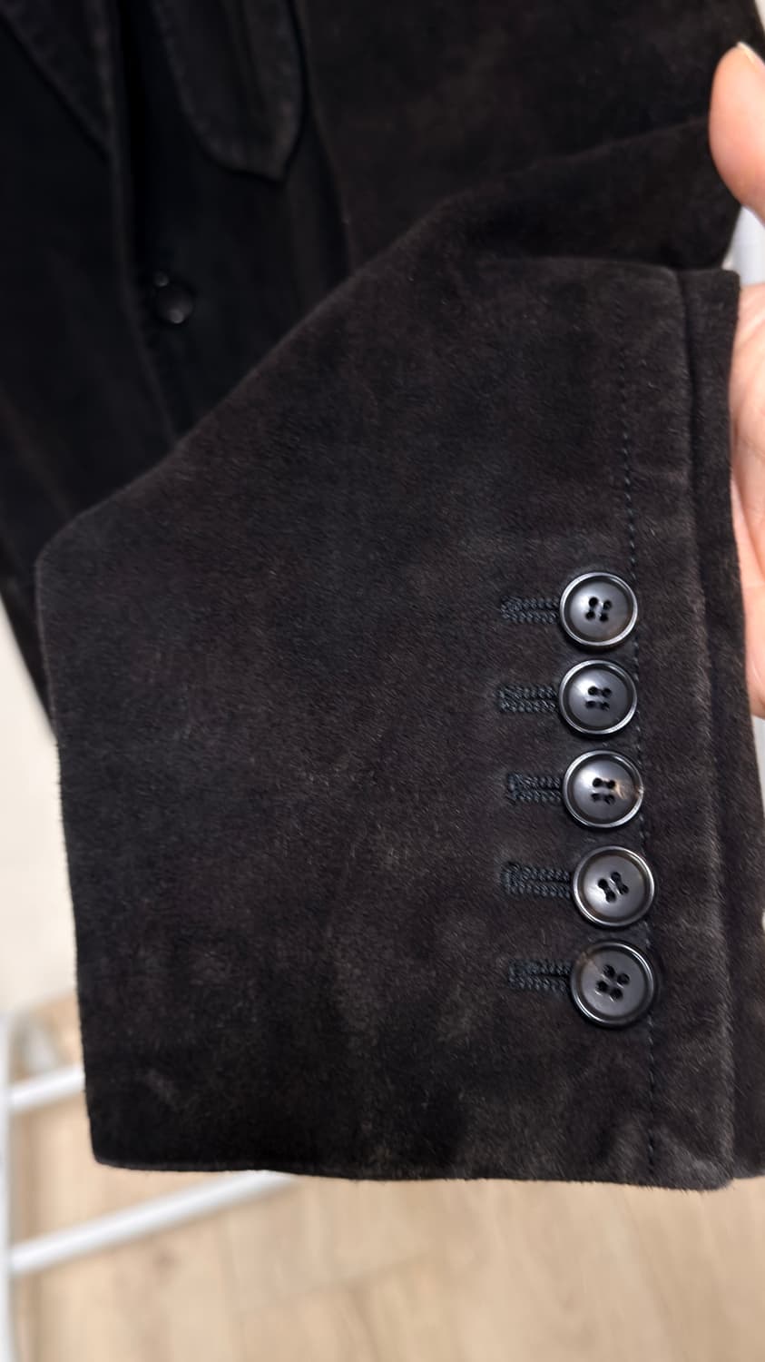 구찌 톰포드 00s 스웨이드레더 자켓 상품이미지3