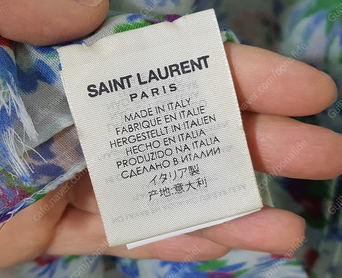 생로랑 서프시즌 플라워 스카프 16ss 에디 슬리먼 상품이미지8