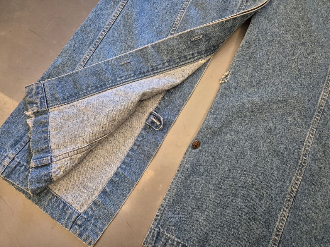 80s 리바이스 데님 롱 코트 상품이미지5