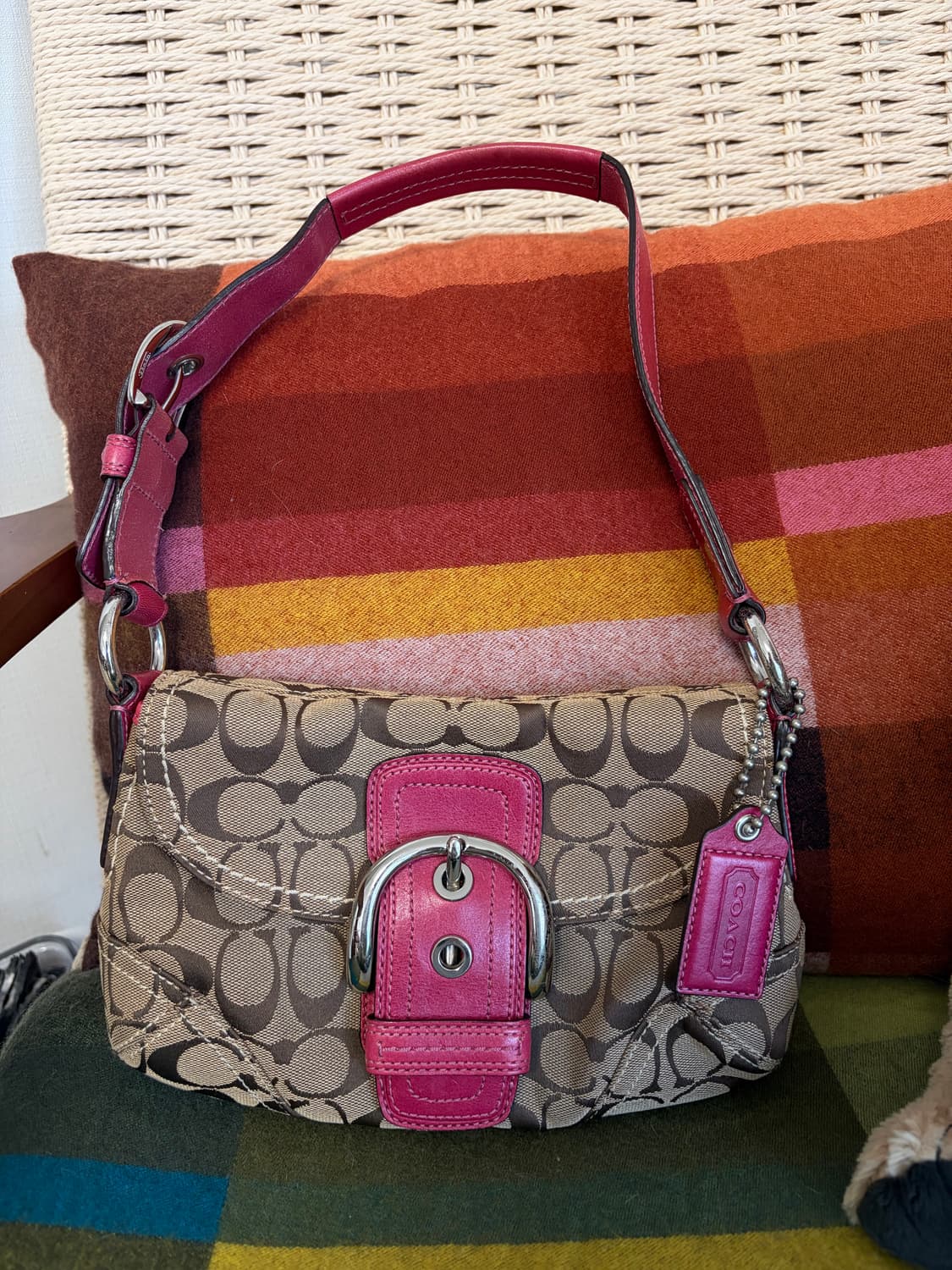 코치 빈티지 정품 웨스턴 미니 숄더백 상품이미지1