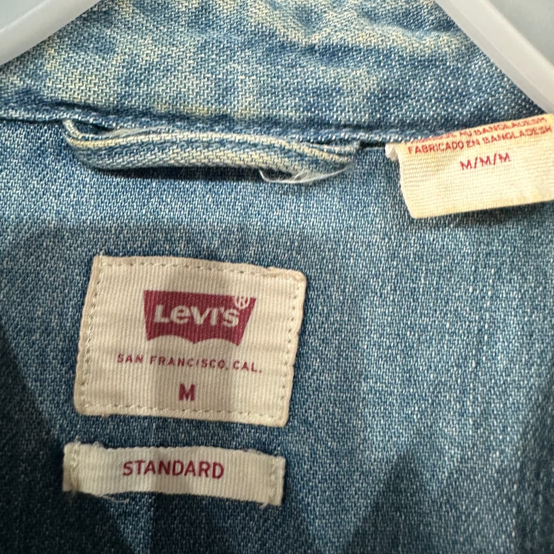 리바이스 웨스턴 데님 청남방 95-100 상품이미지3