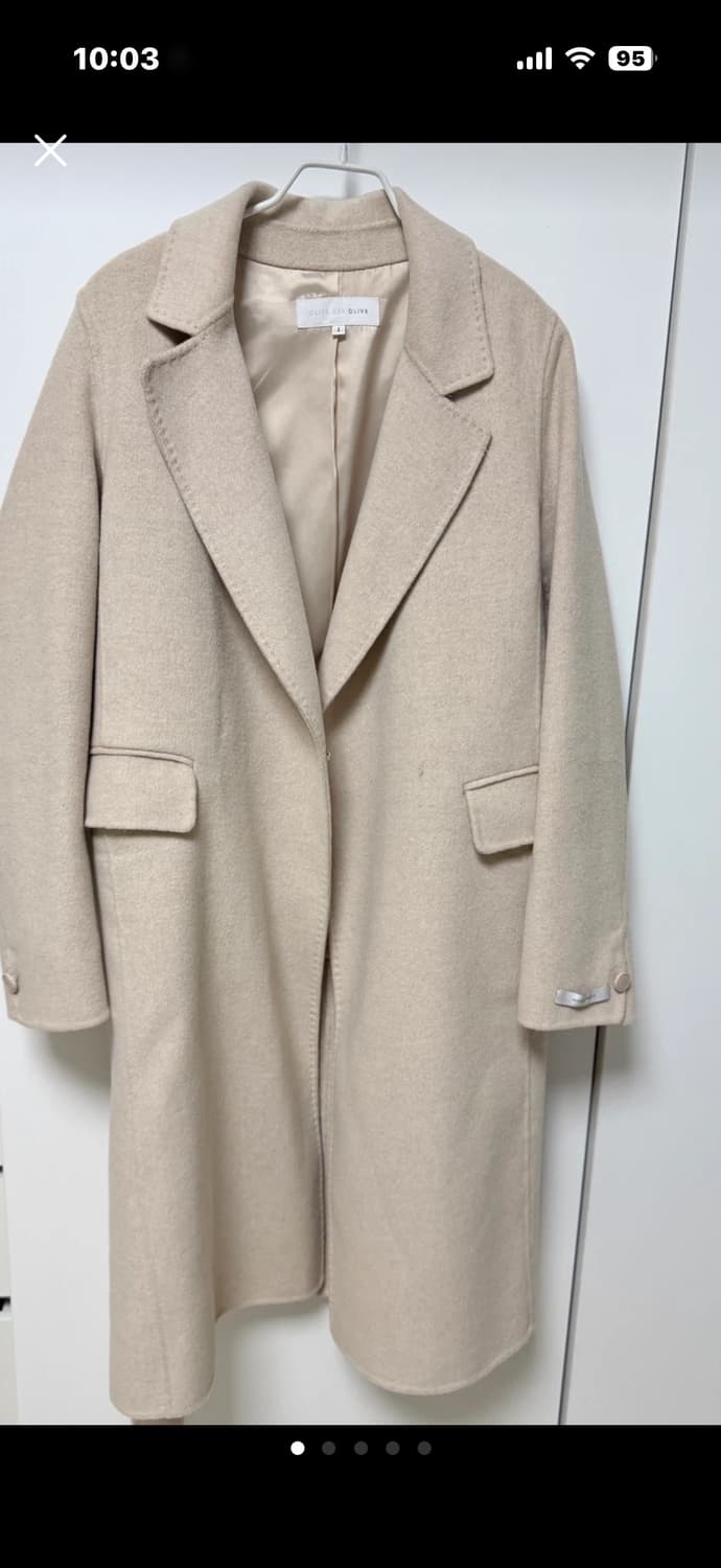 올리브데올리브 울 핸드메이드 코트 1사이즈 상품이미지1