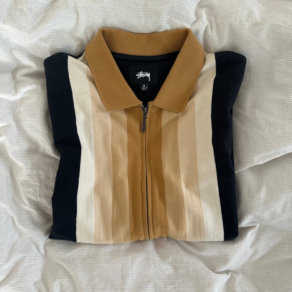 스투시) 프레스톤 니트 집업 상품이미지1