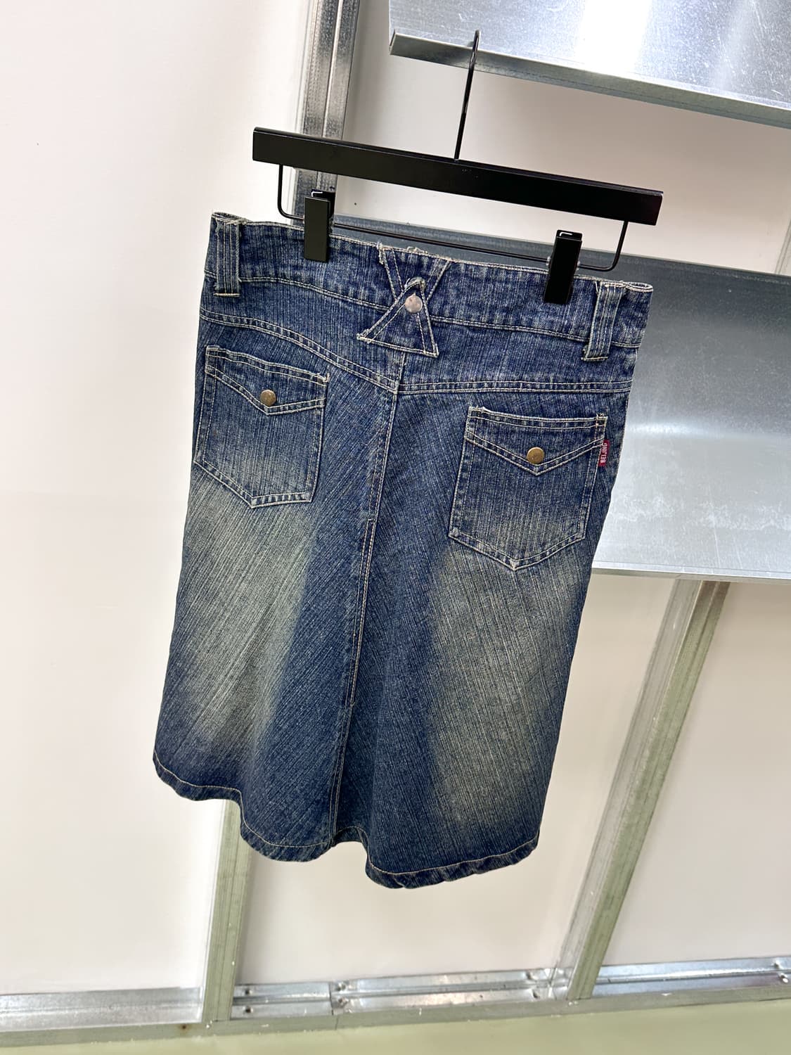denim a line midi skirt 상품이미지1
