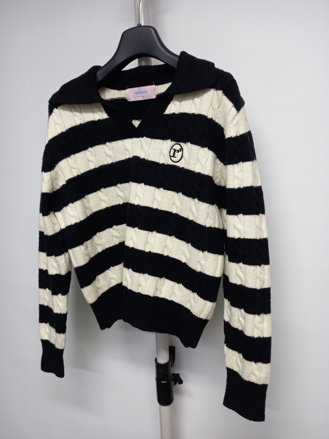 로라로라 춘추동 루즈핏 숏 니트 F 33-55 상품이미지3