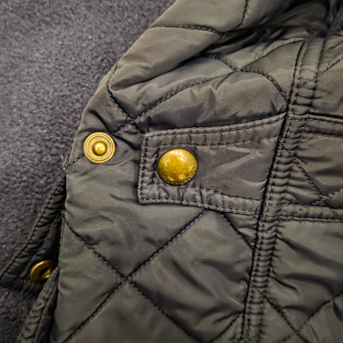 폴로 퀼팅 자켓 네이비 s 상품이미지9