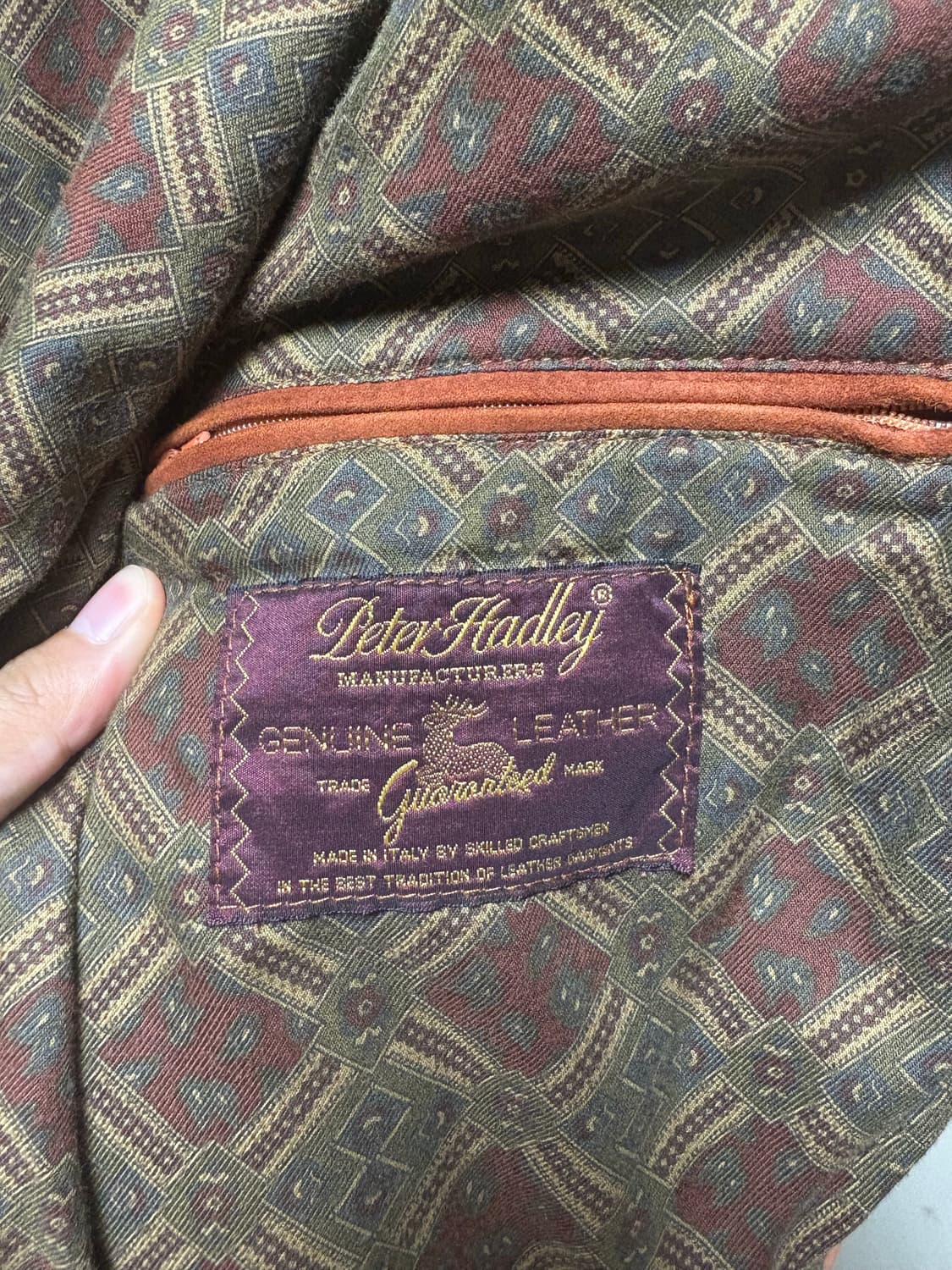 [105] 이탈리아 빈티지 리얼레더 A-1 자켓 상품이미지4