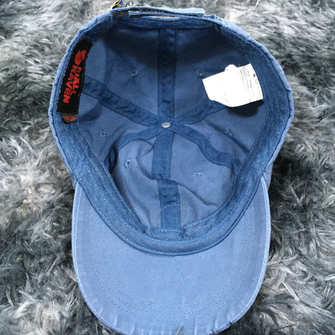 투티/0358 빈티지 블루 캡 FJALL RAVEN 벨크로 스트랩 스웨덴 상품이미지6