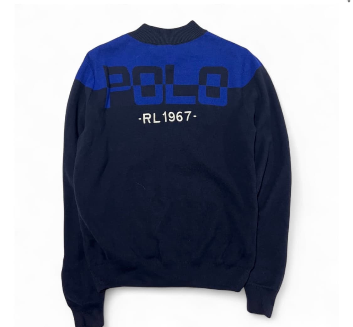 (유일매물)폴로 랄프로렌 리버시블 빅포니 블루 집업 자켓 상품이미지4