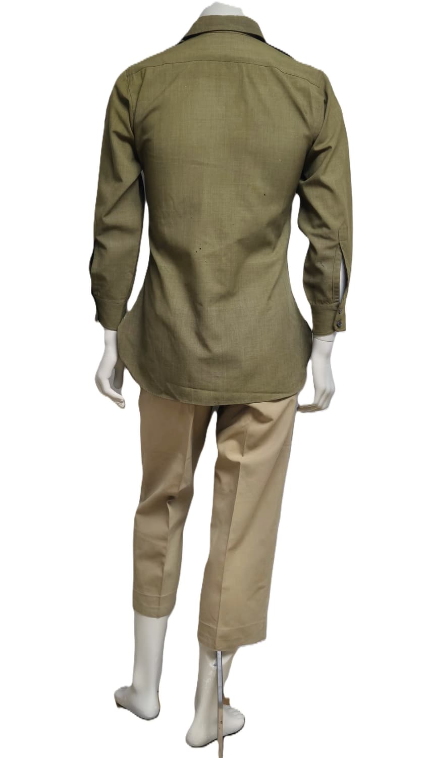 육군 구형 50년대 1군단 카키 정복 전투복 세트 (S) 상품이미지4