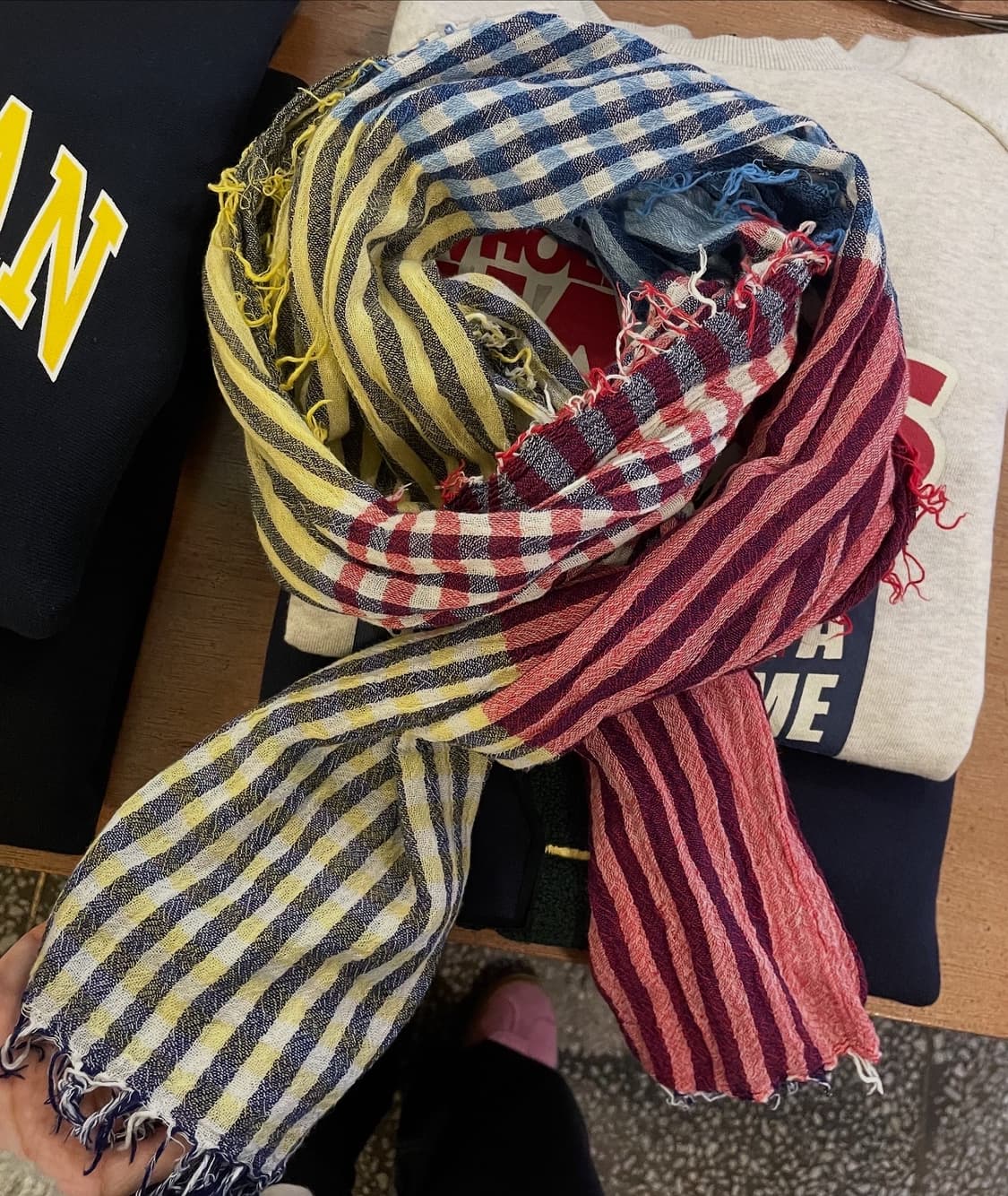 빈티지 믹스 머플러 [무배] 상품이미지1