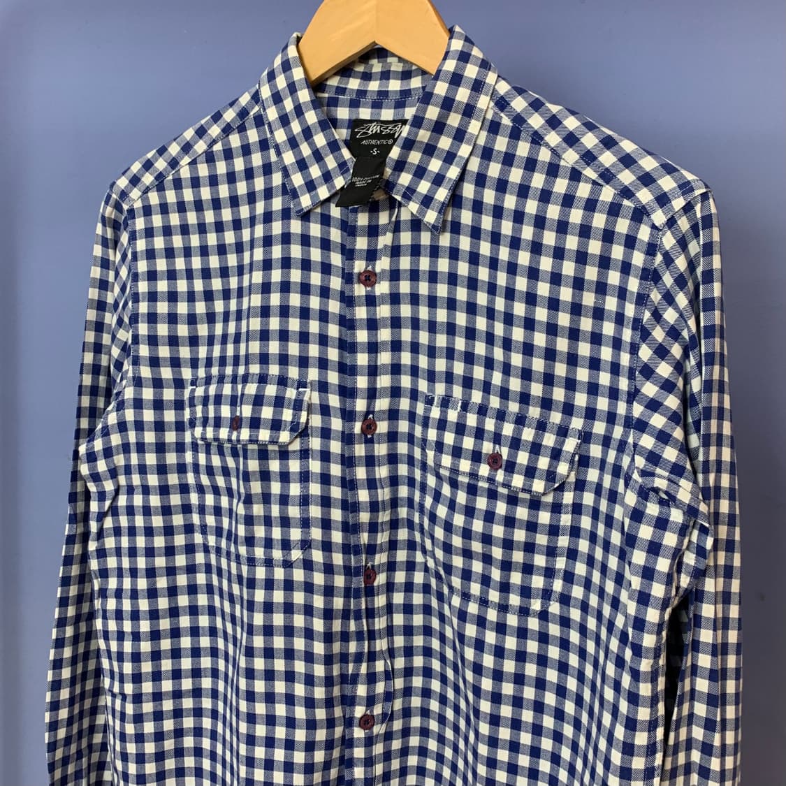 스투시 체크 셔츠 상품이미지3