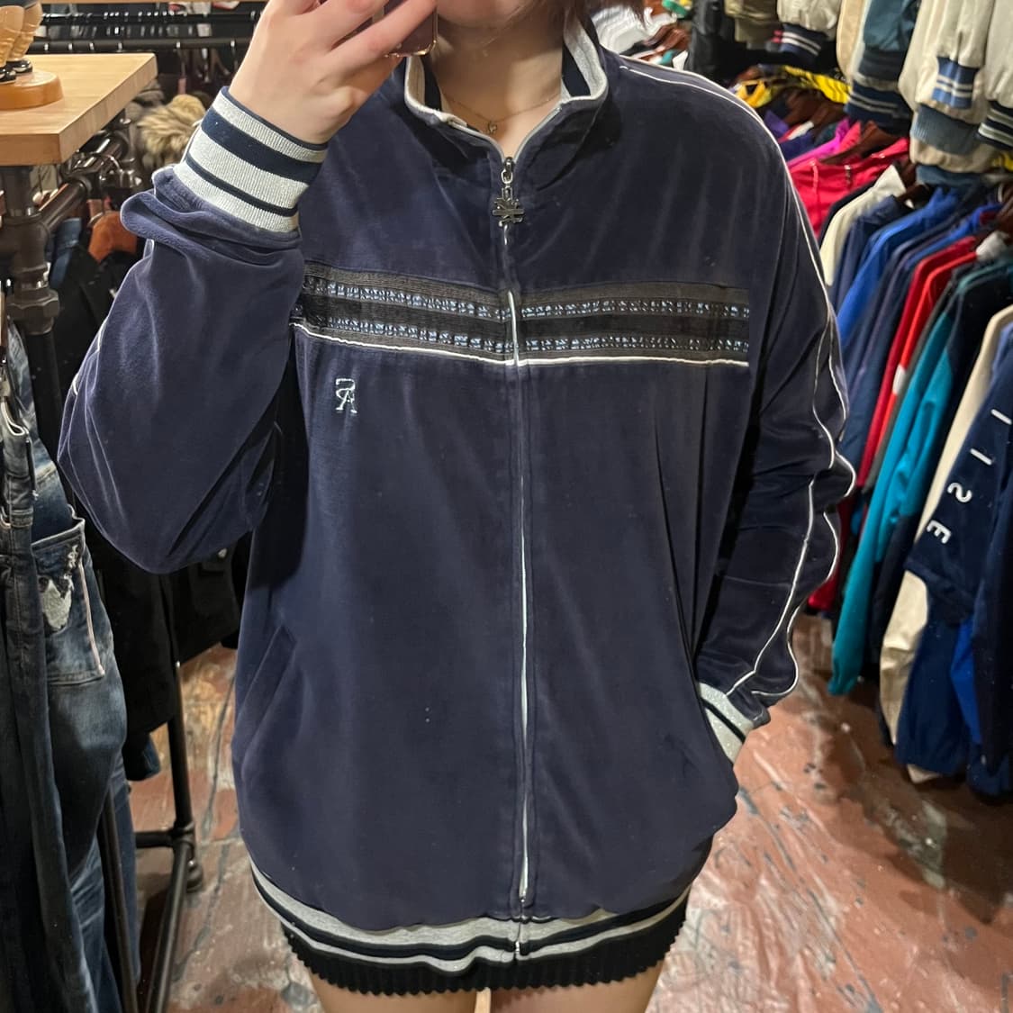 [HI] 빈티지 집업 네이비 상품이미지2