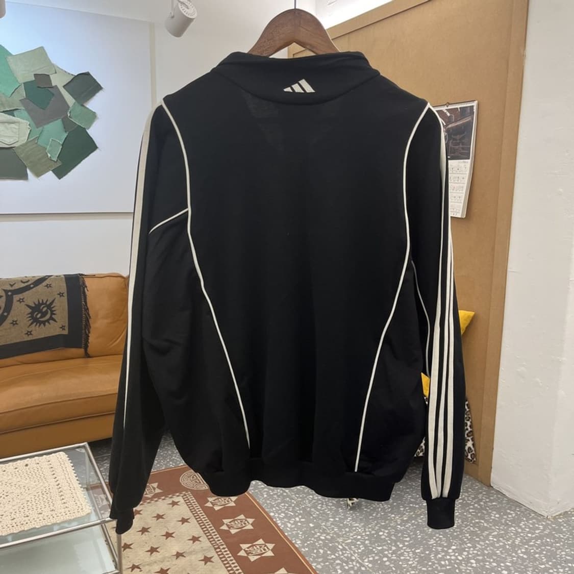 아디다스 올드스쿨 레트로 펑크 라인 져지 집업 L C10377 상품이미지4