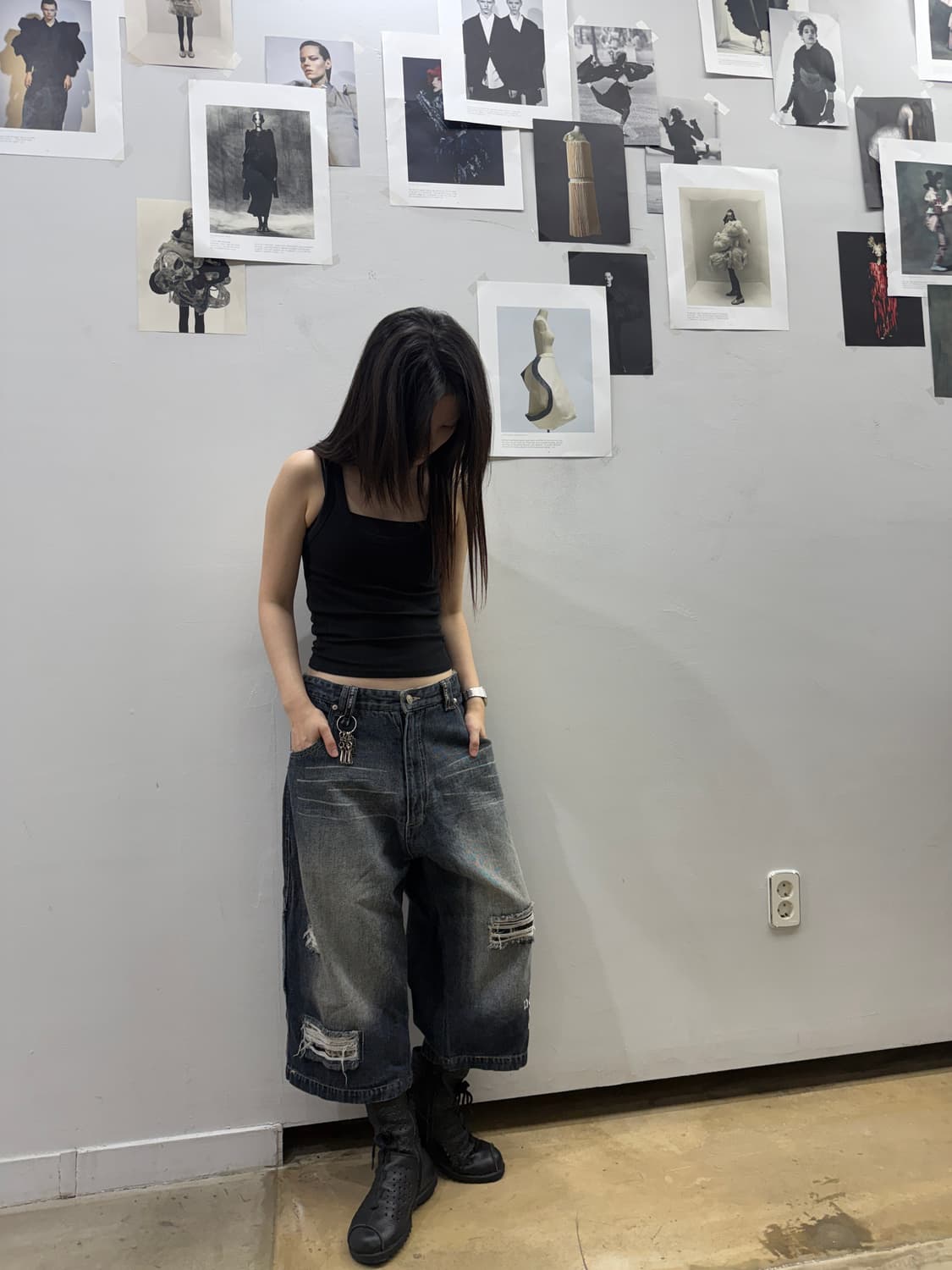 도그타운 그런지 워싱 데님 버뮤다팬츠 상품이미지8