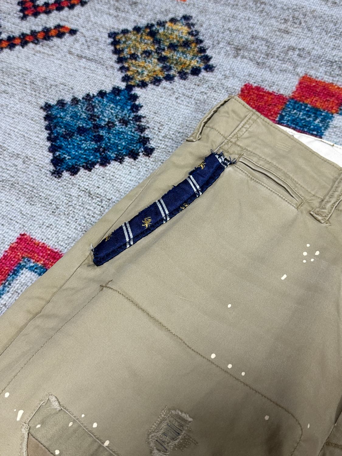 (1회착) 폴로 랄프로렌 릴렉스드핏 패치워크 치노 30x30 상품이미지4