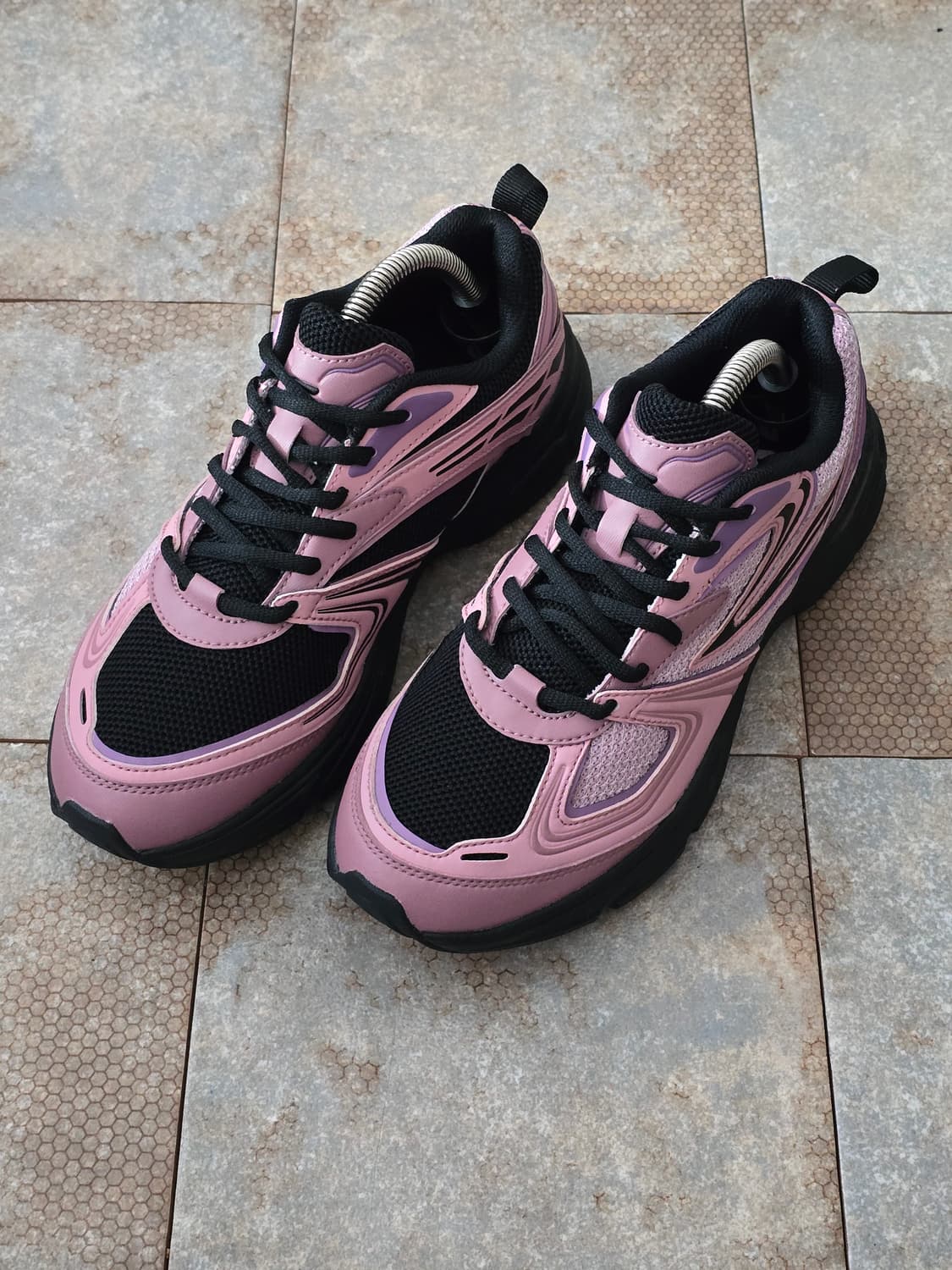 (240)휠라 인터런 블랙 핑크 상품이미지1