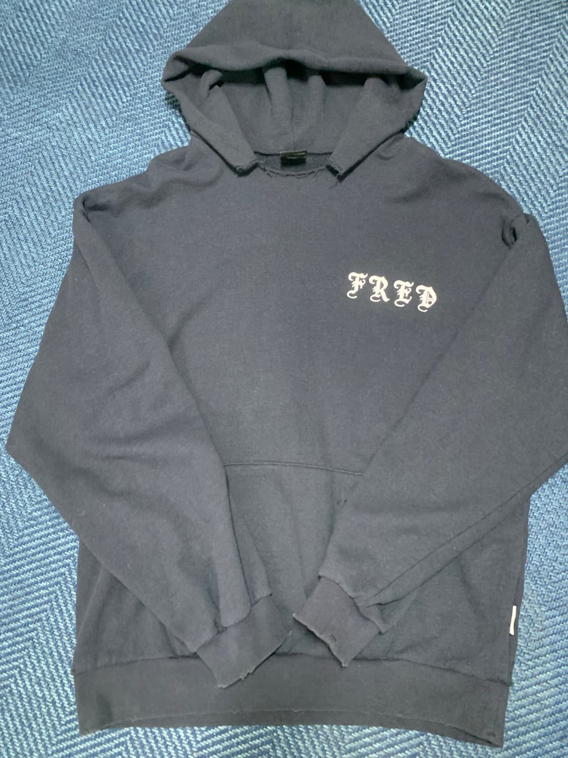 헤리티지플로스 알프레드 빈티지 후드 블랙 m 상품이미지1