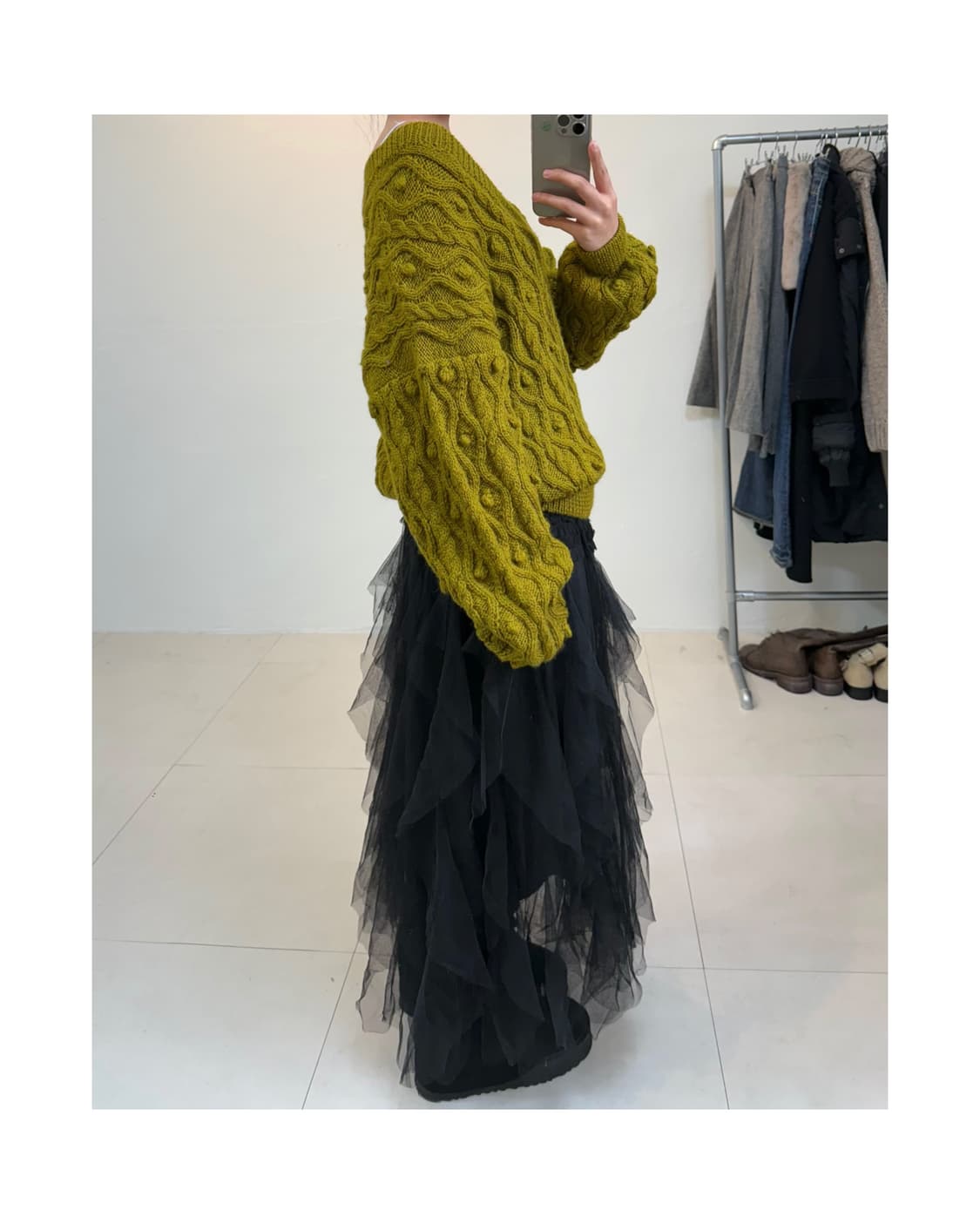 빈티지 브이넥 니트 상품이미지2