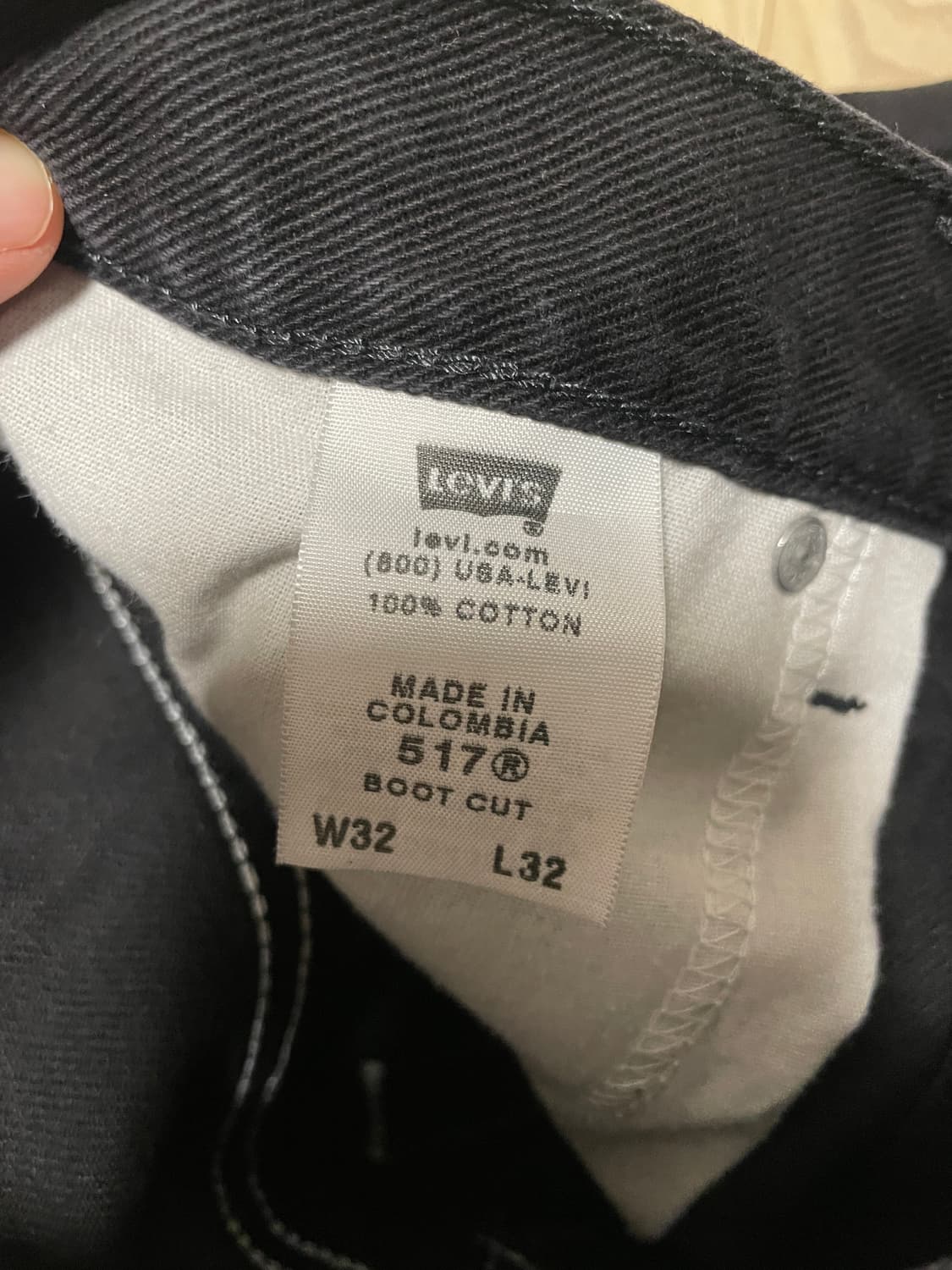 00s 빈티지 리바이스 517 블랙 팝니다 상품이미지3