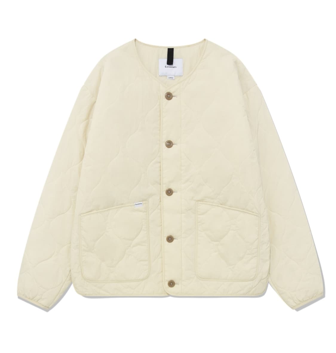 커버낫 퀄팅자켓 아이보리 L사이즈 새상품 상품이미지1