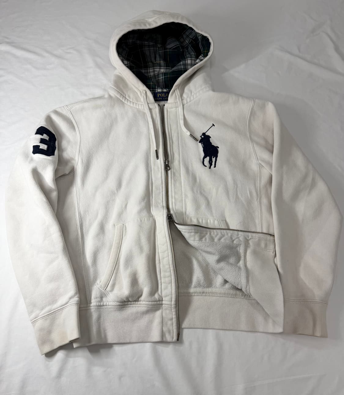 폴로 랄프로렌 빅포니 체크 후드집업 상품이미지3