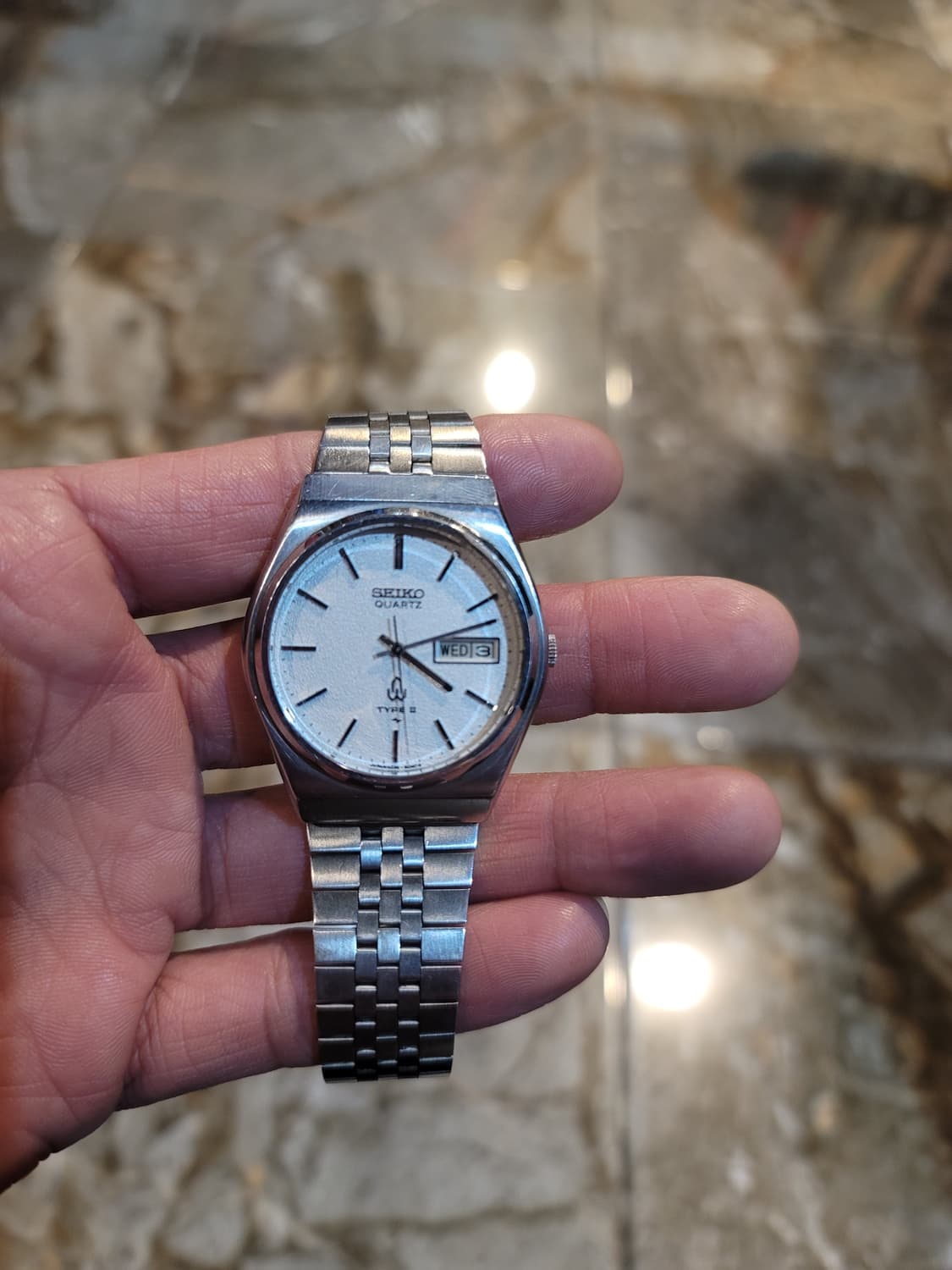 70's~ 세이코 타입2 쿼츠 빈티지 시계 상품이미지1