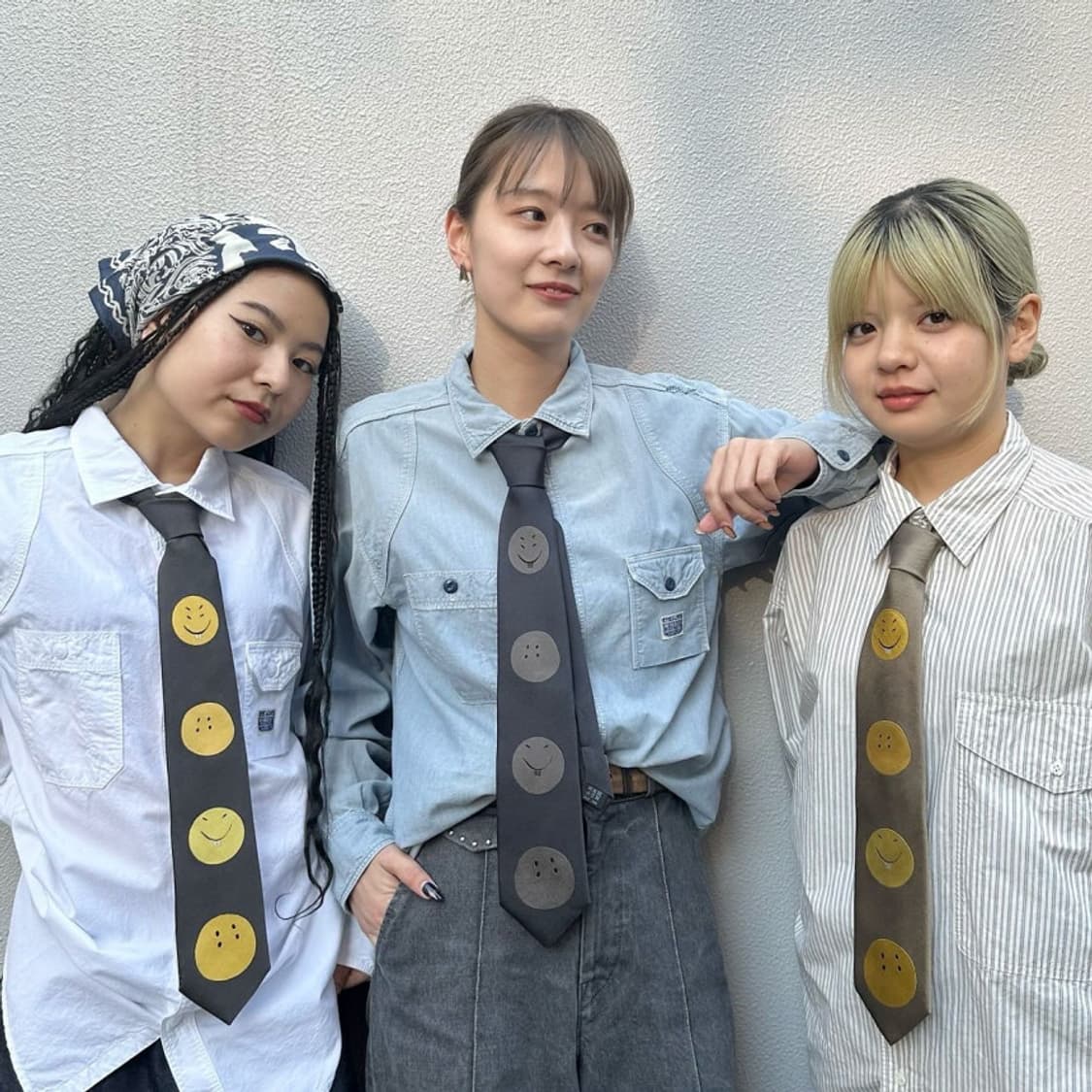 (새상품)캐피탈 스마일 넥타이 핑크 상품이미지5