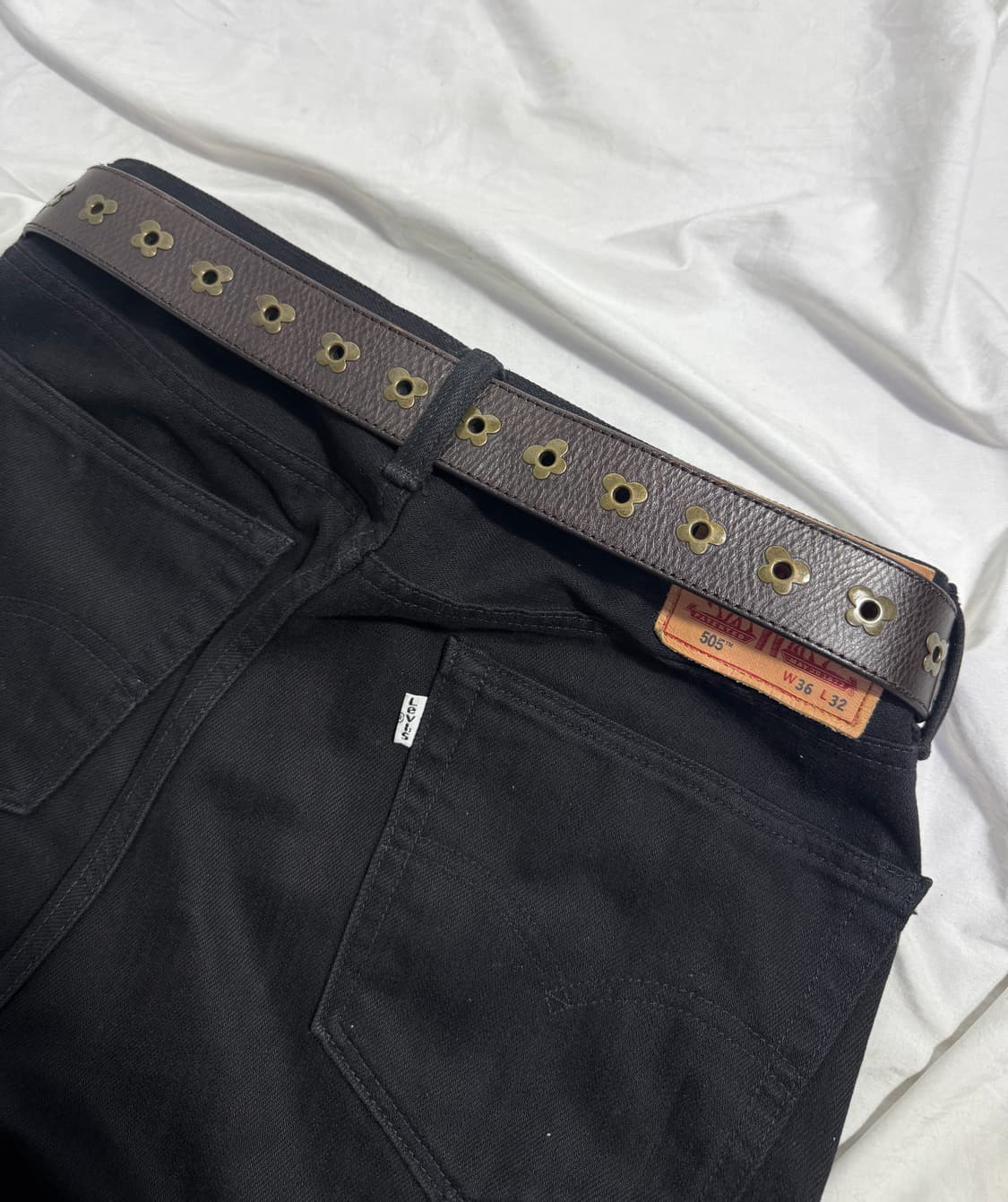 Anna sui 버터플라이 스터드 레더 벨트  상품이미지2