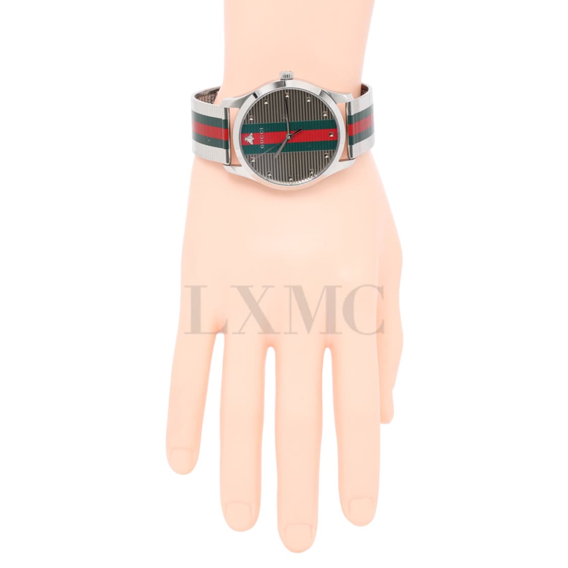 구찌 G 타임리스 삼선 메쉬밴드 시계 스틸워치 YA126284 상품이미지6