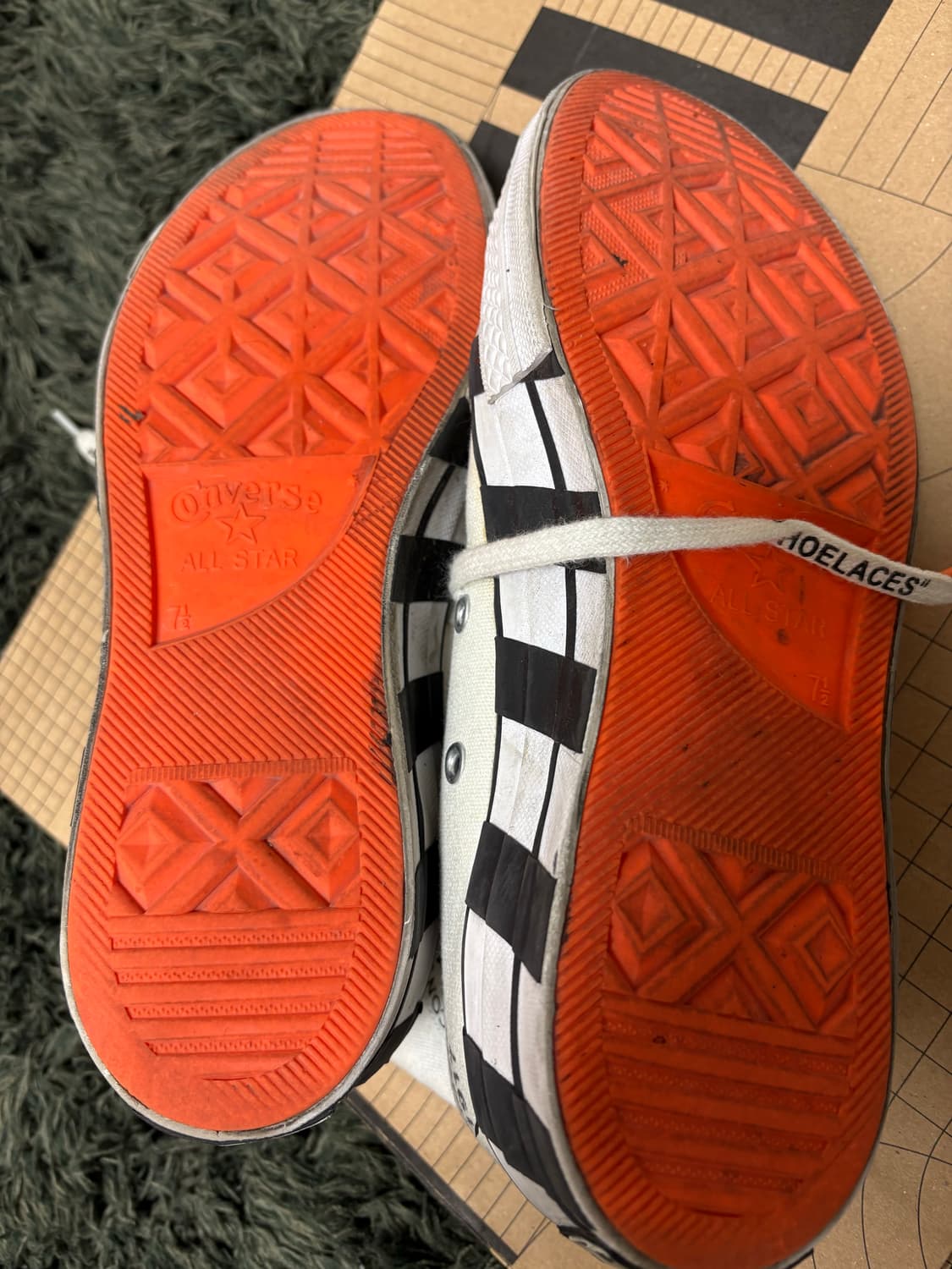 컨버스 X off white 척 70 화이트 상품이미지7