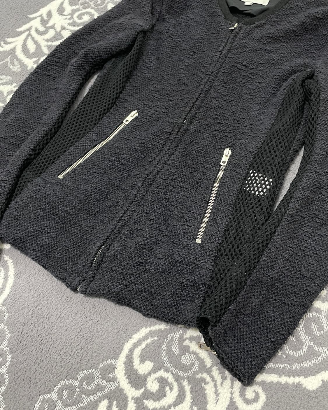 Iro Tissu Mixed Jip-Up Jacket 상품이미지3