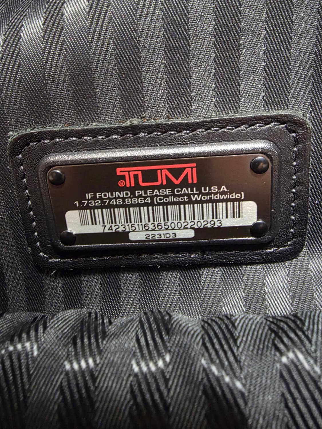 TUMI Ballistic 2휠 Garment Bag (2231D3) 상품이미지10