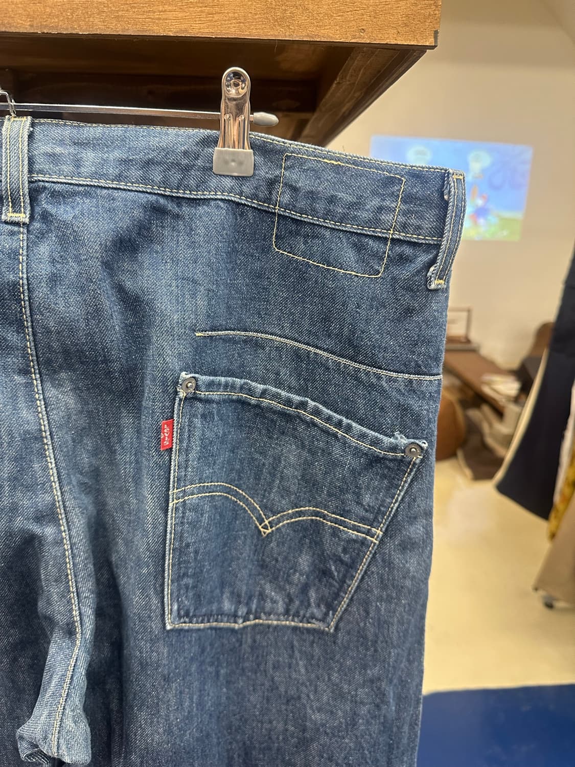 2000s Levis 리바이스 엔지니어드 버튼 플라이 데님팬츠 상품이미지8