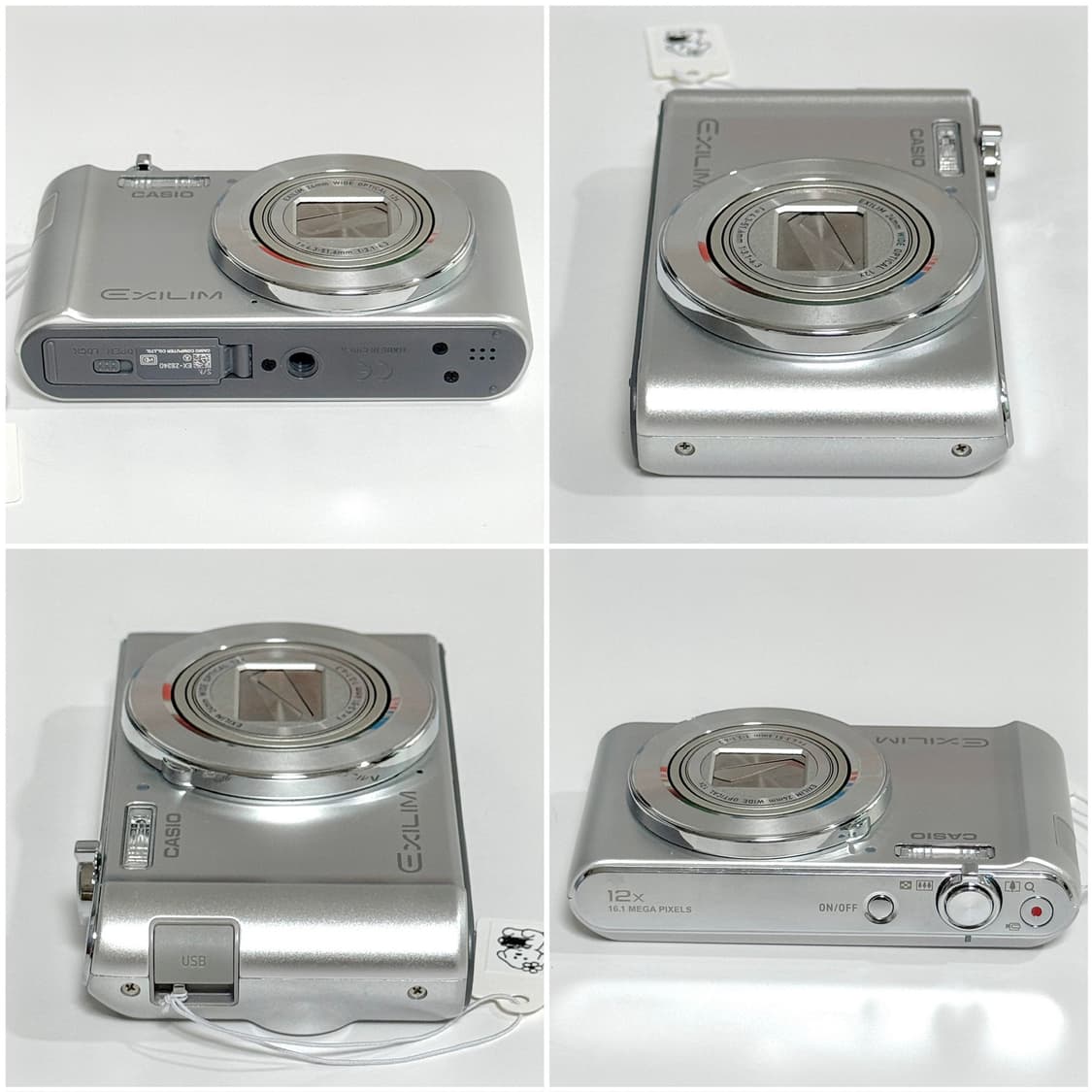 카시오 엑슬림 ZS240 실버 빈티지디카 상품이미지4