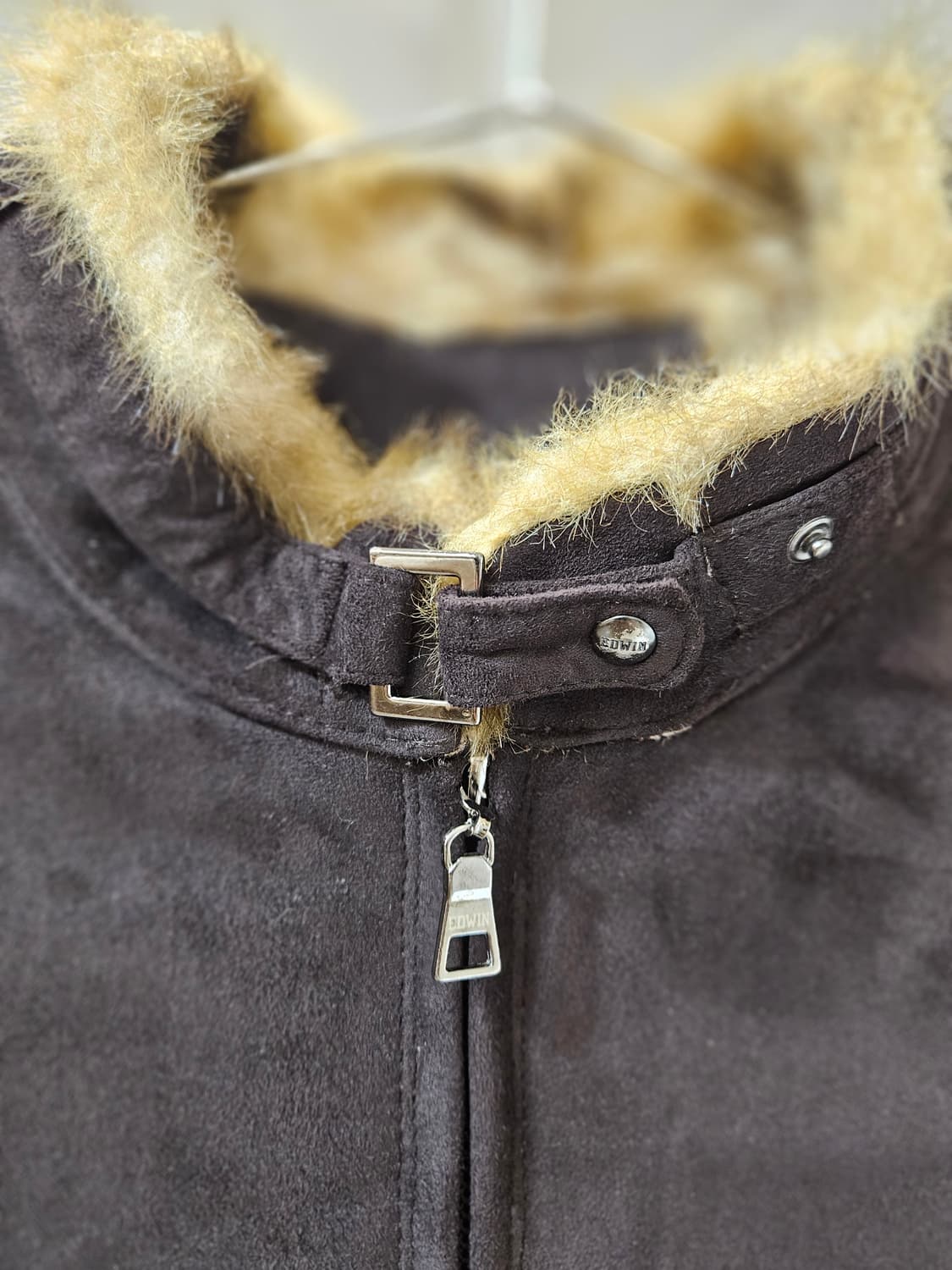 에드윈 스웨이드 무스탕 자켓 상품이미지3