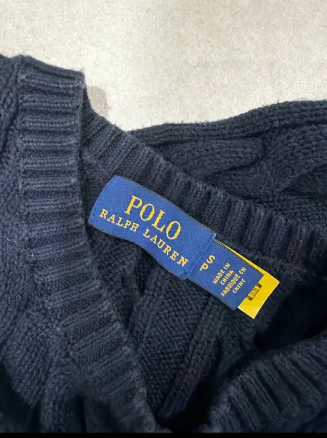 네이비 폴로니트 상품이미지4