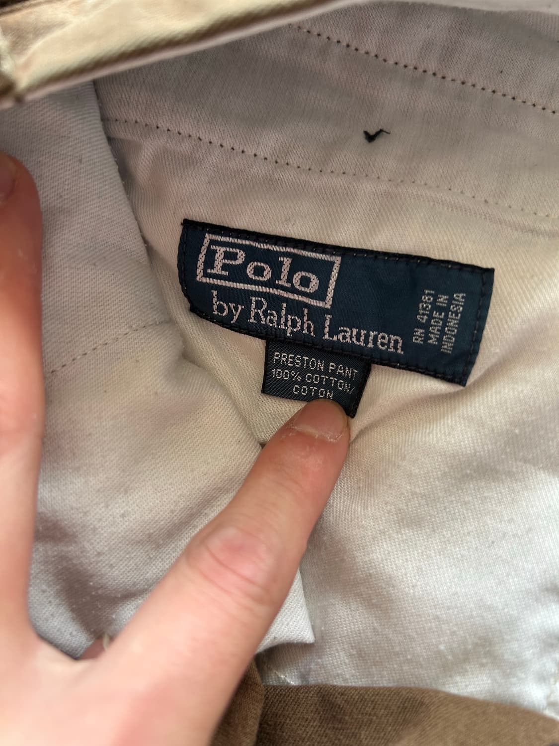 90‘s PRL chino pants 35in 상품이미지9