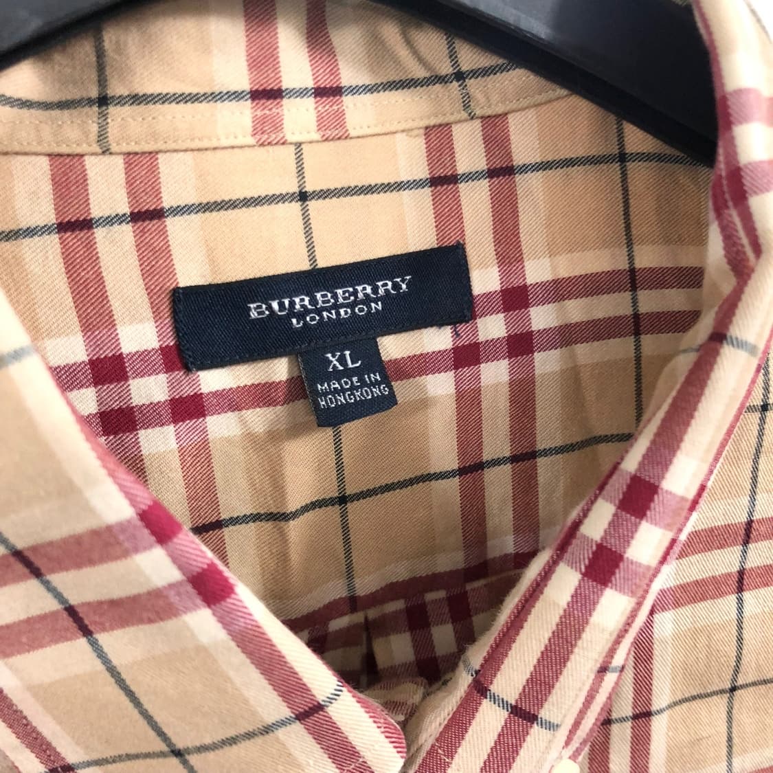 XL 버버리 노바체크 셔츠 상품이미지5