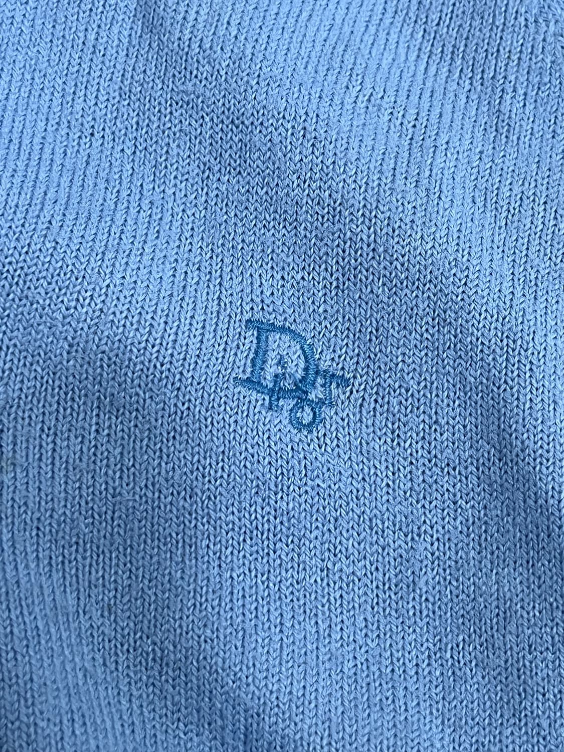 USA 크리스찬디올 베이비블루 브이넥 니트 100-105 상품이미지6