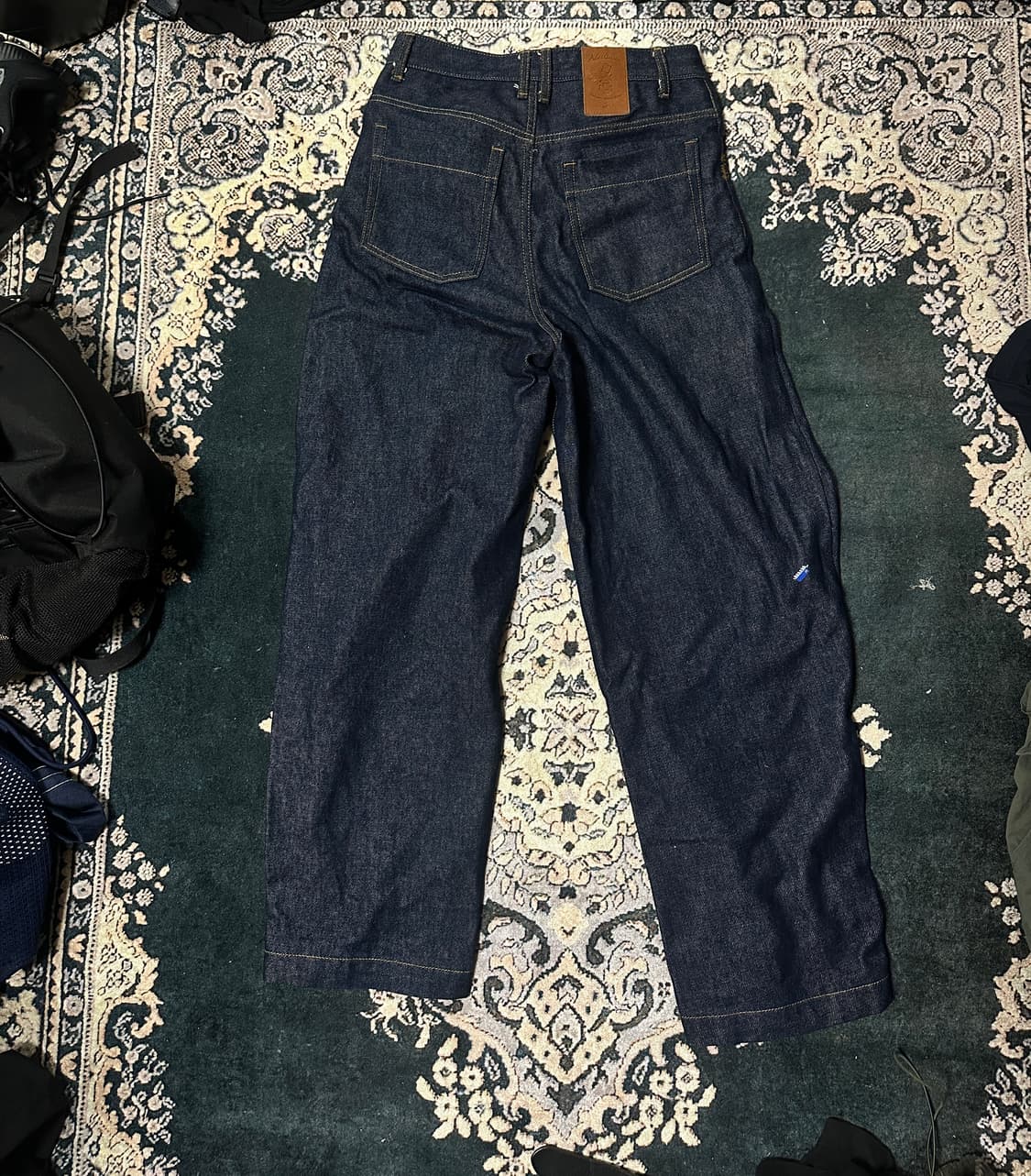 (A1) Ader Error Decres Jeans Dark navy 상품이미지3