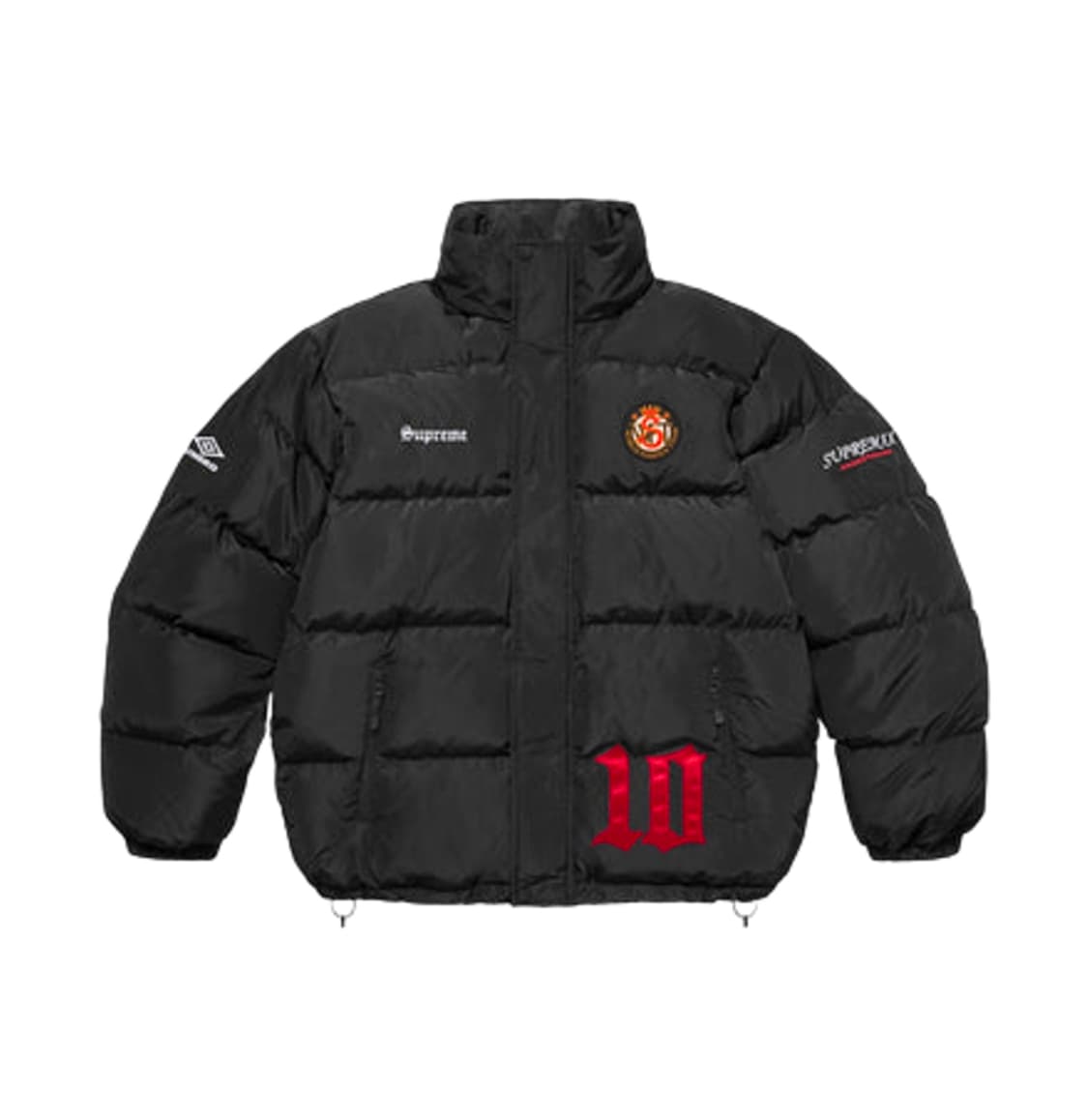 슈프림 x 엄브로 다운 퍼퍼 자켓 블랙 2XL 새상품 팝니다 상품이미지1